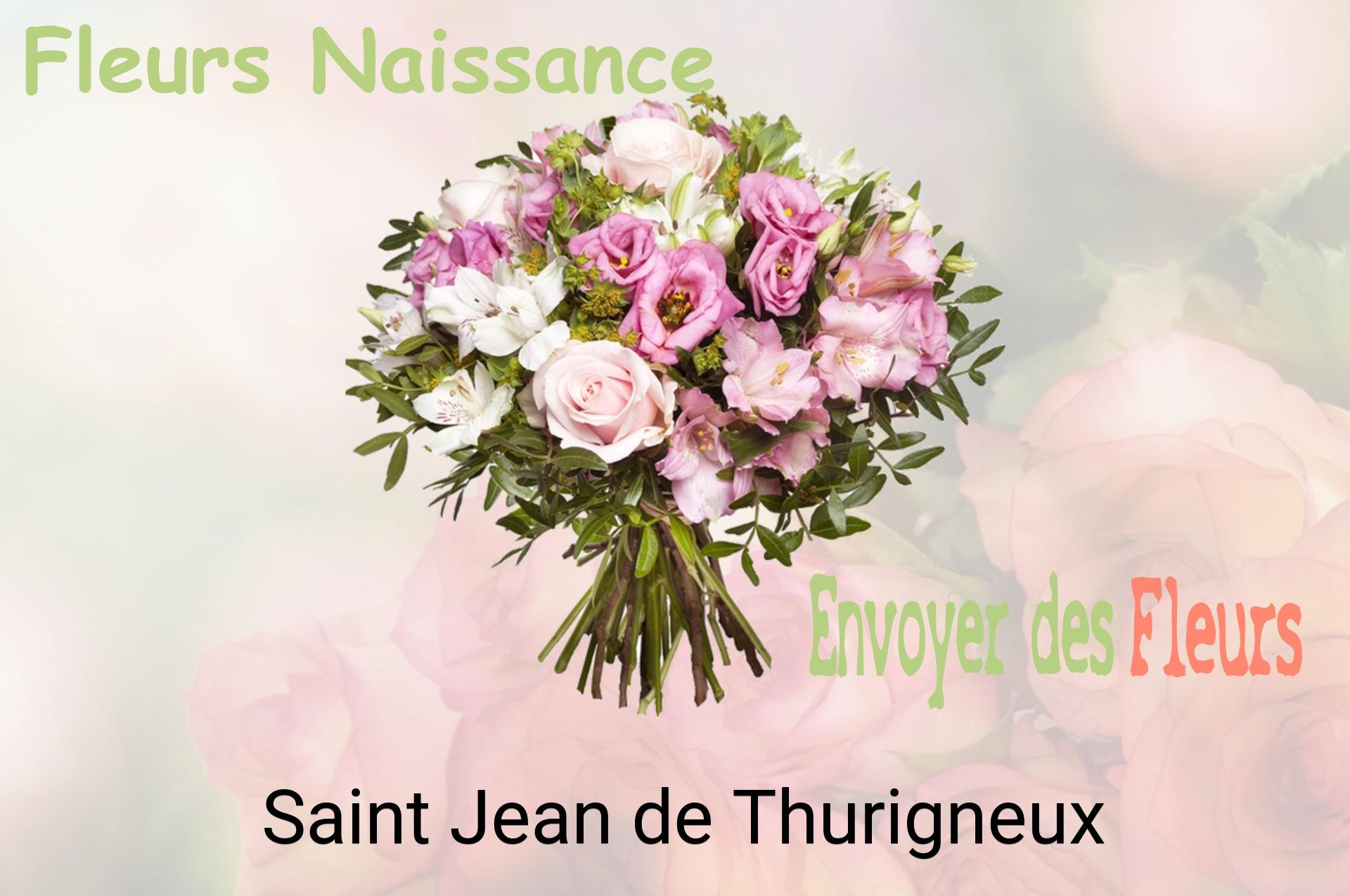 Bouquet de fleurs de naissance livré à Saint-Jean-de-Thurigneux